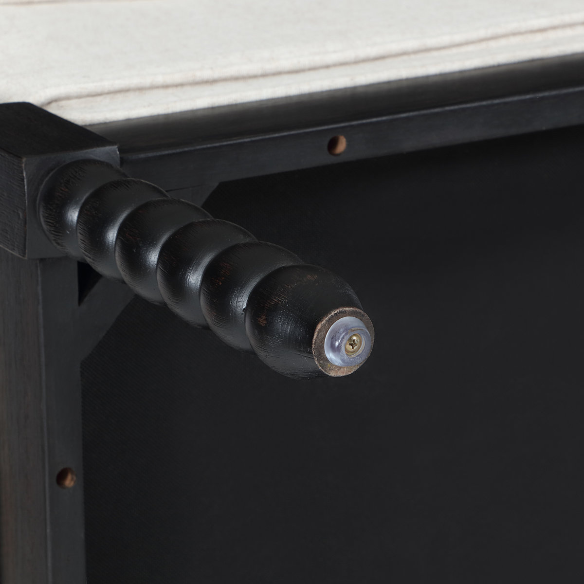 Lorentz Modern Farmhouse Accent Chair 25.5" Wide with Turned Wood and Solid Frame